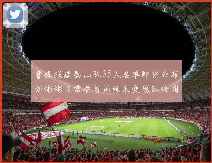 鲁媒报道泰山队35人名单即将公布刘彬彬正常参与训练未受离队传闻影响
